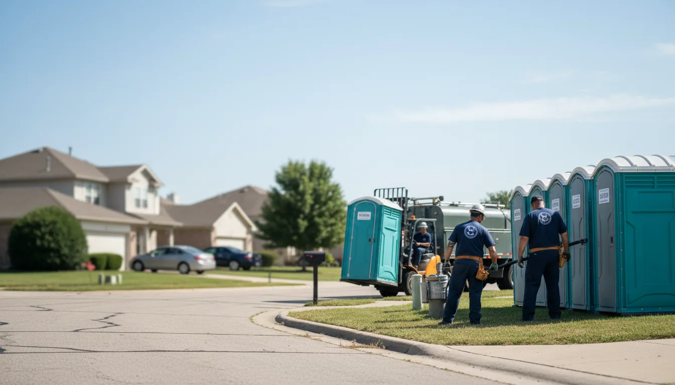 Porta Potty Rental in Sandoval, IL near me